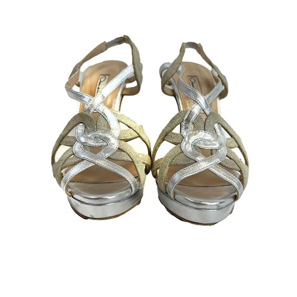 Oscar De La Renta - Romantica Strappy Sandal - Silver - EU 37.5 / US 6.5